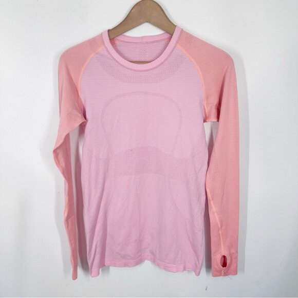 lululemon athletica Pink Long Sleeve Top - Picture 1 of 8